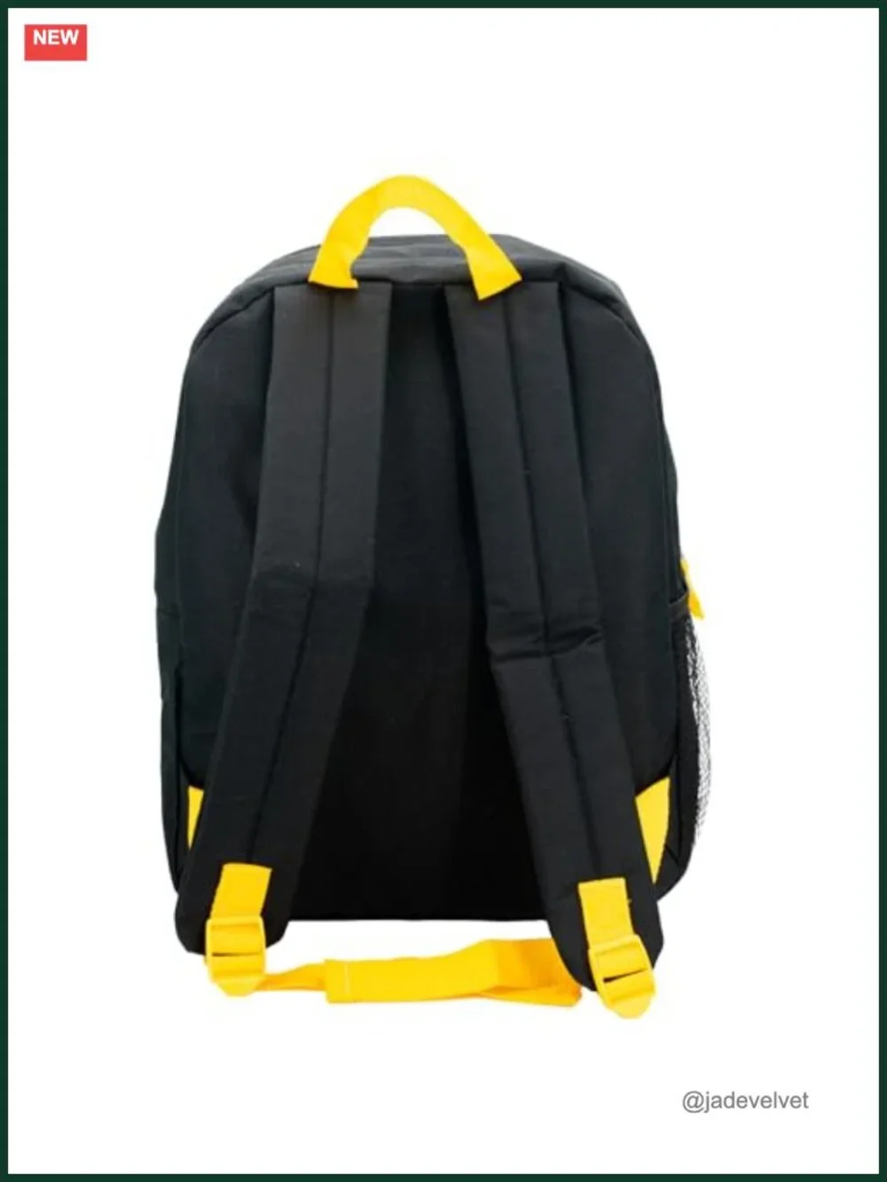 Kids Minion Backpack with Padded Straps, Polyester School Daypack